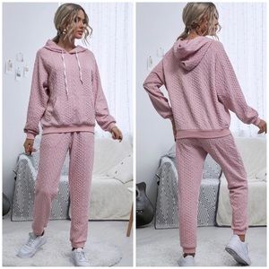 Matching sweats set hoodie pants sweater work home